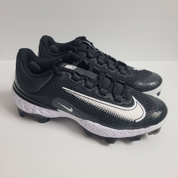 NEW Nike Alpha Huarache Elite 4 Low MCS Baseball Cleats FD6221-003 Size 9 Black main image 7